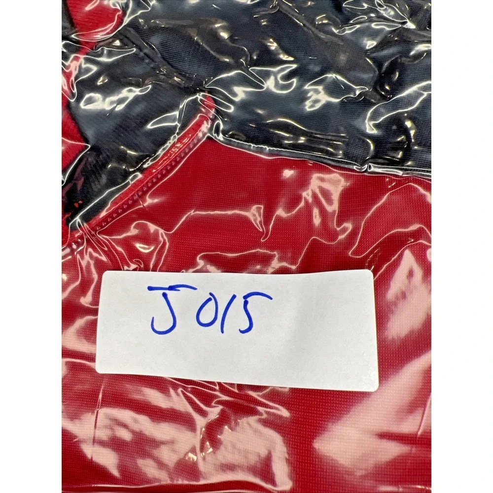Adidas Men's Large Full Zip Volleyball‎ Warm Up Jacket D82934 3 Stripes Red